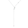 Wholesale Necklace 925 Sterling Silver Geometric Heart Long Tassel Electroplated Platinum 18K Gold Unisex