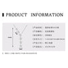 Wholesale Necklace 925 Sterling Silver Geometric Pendant Set With Diamonds Minimalist Style For Women