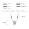 Wholesale Necklace 925 Sterling Silver Geometric Pendant Set With Diamonds Minimalist Style For Women