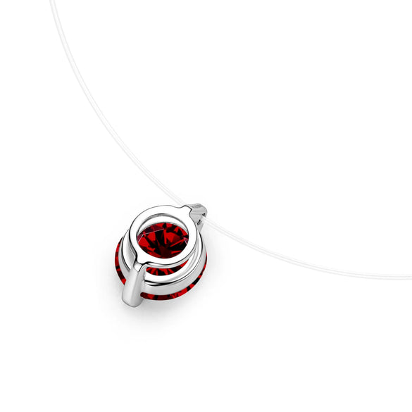 Wholesale Necklace 925 Sterling Silver Geometric Pendant Set With Diamonds Minimalist Style For Women
