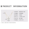 Wholesale Necklace 925 Sterling Silver Geometric Pendant Set With Diamonds Minimalist Style For Women