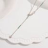 Wholesale Necklace 925 Sterling Silver Geometric Round Bead Ball Chain For Women