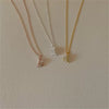 Wholesale Necklace 925 Sterling Silver Geometric Snake Bone Chain Electroplating Plant Flowers Style