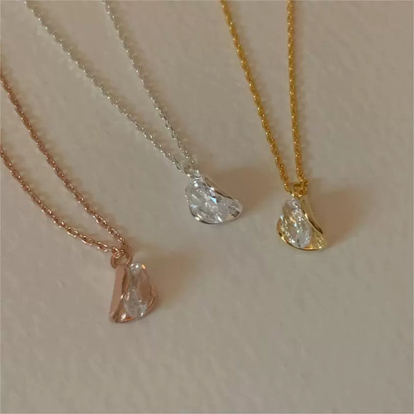 Wholesale Necklace 925 Sterling Silver Geometric Snake Bone Chain Electroplating Plant Flowers Style