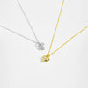 Wholesale Necklace 925 Sterling Silver Geometric Style Microinlaid With Diamonds Cross Chain Unisex