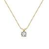 Wholesale Necklace 925 Sterling Silver Goldplated Single Diamond Set Eight Hearts And Eight Arrows Zircon Drop Shape Women's