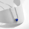 Wholesale Necklace 925 Sterling Silver Heart Shape Niche Design Opal