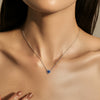Wholesale Necklace 925 Sterling Silver Heart Shape Niche Design Opal