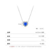 Wholesale Necklace 925 Sterling Silver Heart Shape Niche Design Opal