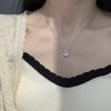 Wholesale Necklace 925 Sterling Silver Heart Shape With Saturn Planet Design For Women