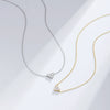 Wholesale Necklace 925 Sterling Silver Heartshaped Diamond Zircon Women's Fashion Cross Chain