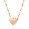 Wholesale Necklace 925 Sterling Silver Heartshaped Geometric Simple Light Luxury Women's Accessories