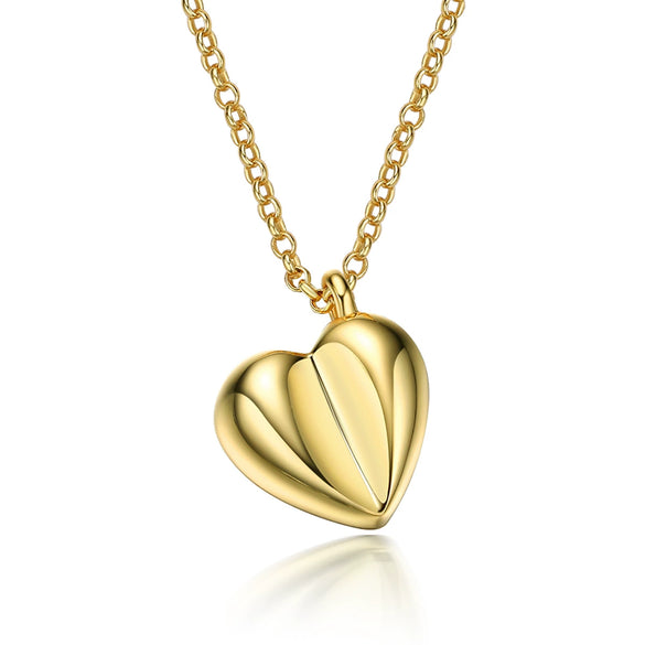 Wholesale Necklace 925 Sterling Silver Heartshaped Retro Light Luxury Electroplated Pendant Clavicle Chain For Women