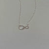 Wholesale Necklace 925 Sterling Silver Infinite Zircon Geometric Electroplated