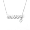 Wholesale Necklace 925 Sterling Silver Letter Pendant Electroplating For Female And Couple