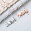 Wholesale Necklace 925 Sterling Silver Letter Pendant Electroplating For Female And Couple