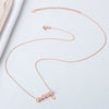 Wholesale Necklace 925 Sterling Silver Letter Pendant Electroplating For Female And Couple