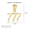 Wholesale Necklace 925 Sterling Silver Letters Numbers Text Electroplated For Women