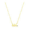 Wholesale Necklace 925 Sterling Silver Letters Numbers Text Electroplated Niche Design Women's Cross Chain
