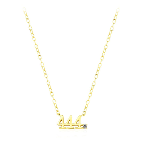 Wholesale Necklace 925 Sterling Silver Letters Numbers Text Electroplated Niche Design Women's Cross Chain
