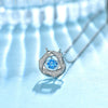 Wholesale Necklace 925 Sterling Silver Microinlaid Zircon Beating Heart Snowflake Flower Electroplated For Women
