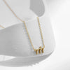 Wholesale Necklace 925 Sterling Silver Niche Design With Letters Numbers Text Electroplated For Women