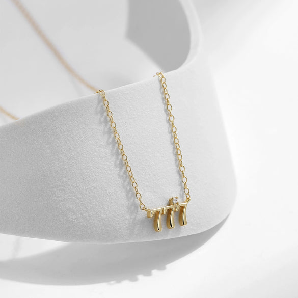 Wholesale Necklace 925 Sterling Silver Niche Design With Letters Numbers Text Electroplated For Women