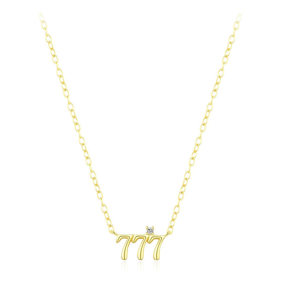 Wholesale Necklace 925 Sterling Silver Niche Design With Letters Numbers Text Electroplated For Women