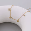 Wholesale Necklace 925 Sterling Silver Zircon Clavicle Chain With Letter Pattern