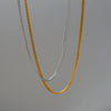 Wholesale Necklace Titanium Steel And Alloy Geometric Style Electroplating Design