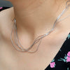 Wholesale Necklace Titanium Steel And Alloy Geometric Style Electroplating Design