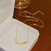 Wholesale Necklace Titanium Steel Animals Zodiac Inlaid Zircon Pendant For Women