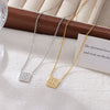 Wholesale Necklace Titanium Steel Geometric Electroplating