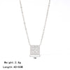 Wholesale Necklace Titanium Steel Geometric Electroplating