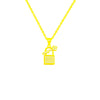 Wholesale Necklace Titanium Steel Geometric Inlaid Zircon Light Luxury Women's Cross Chain