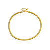 Wholesale Necklace Titanium Steel Geometric Pattern Electroplating Round Chain For Women