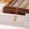 Wholesale Necklace Titanium Steel Geometric Pendant Electroplating O Word Chain For Women