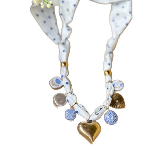 Wholesale Necklace Titanium Steel Geometric Style Electroplating