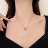 Wholesale Necklace Titanium Steel Geometric Style Gold Plated For Women