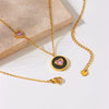 Wholesale Necklace Titanium Steel Gold Plated Heart Shape Pendant Chain For Women