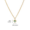 Wholesale Necklace Titanium Steel Heart Shape 18K Gold Plated For Women