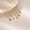 Wholesale Necklace Titanium Steel Heart Shape 18K Gold Plated For Women