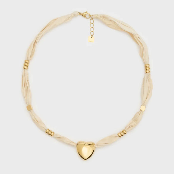 Wholesale Necklace Titanium Steel Heart Shape Pendant Electroplating Fashion