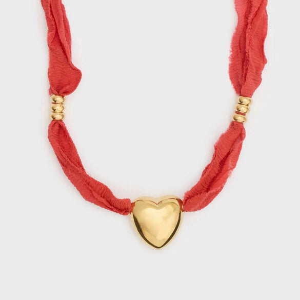 Wholesale Necklace Titanium Steel Heart Shape Pendant Electroplating Fashion