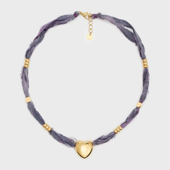 Wholesale Necklace Titanium Steel Heart Shape Pendant Electroplating Fashion