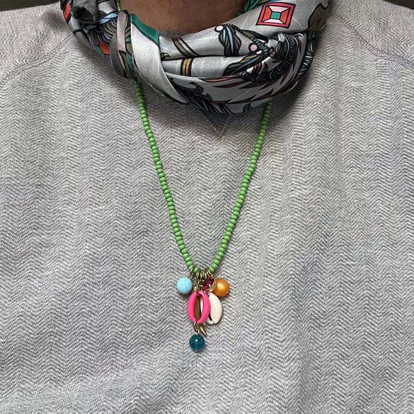 Wholesale Necklace Titanium Steel Heart Shape Pendant Electroplating