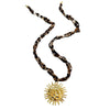 Wholesale Necklace Titanium Steel Leopard Print Animal Shape Pendant Electroplated