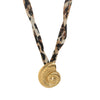 Wholesale Necklace Titanium Steel Leopard Print Animal Shape Pendant Electroplated