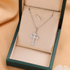 Wholesale Necklace Titanium Steel Mixed Gem Inlay Geometric Electroplating Ochain