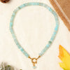 Wholesale Necklace Titanium Steel Natural Crystal Geometric Handmade Female Clavicle Chain